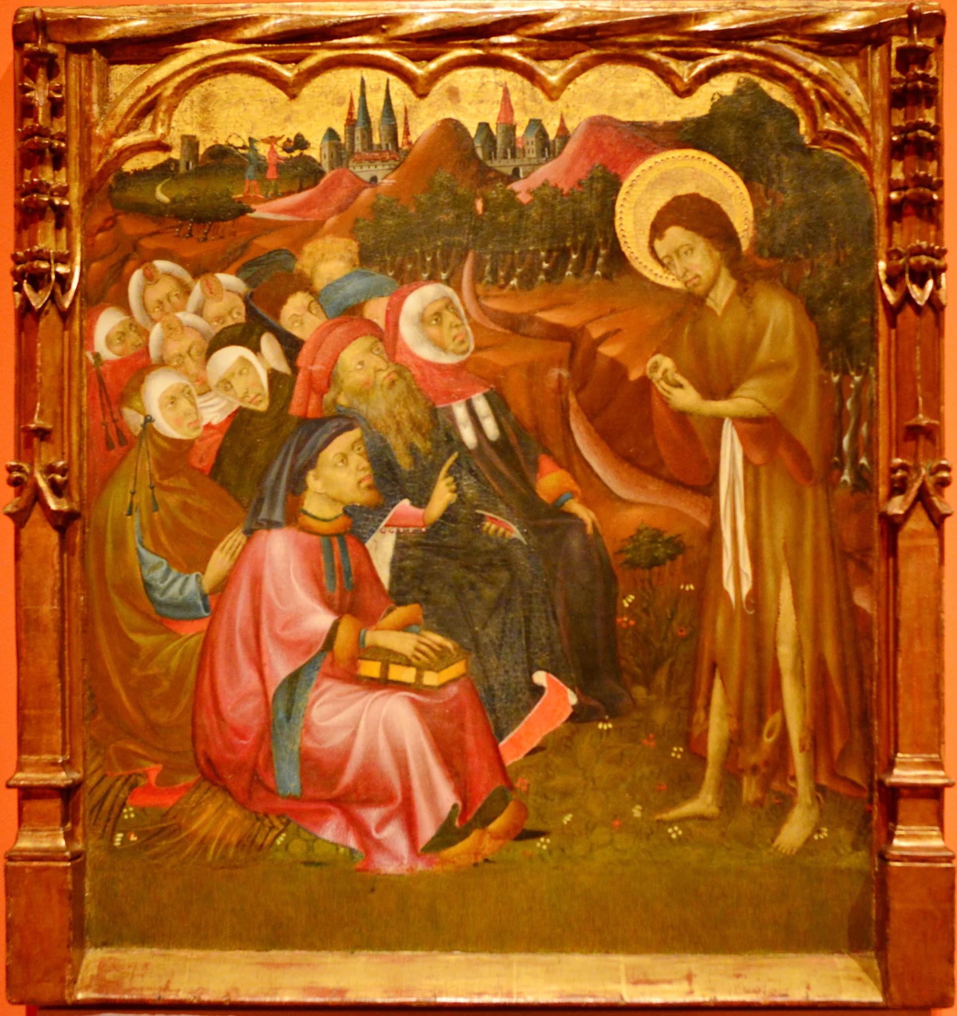John the Baptist Preaching, detail