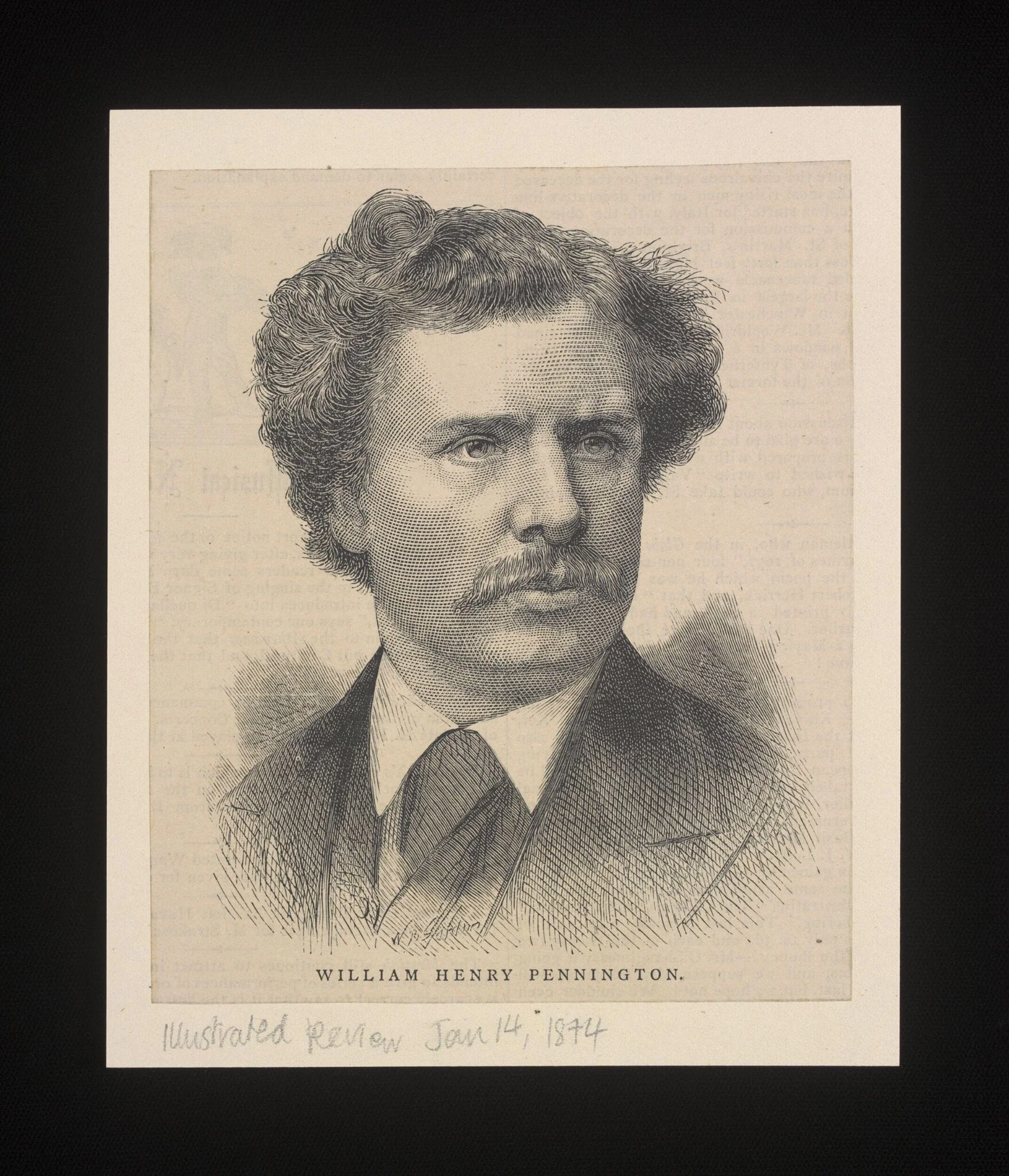 William Henry Pennington, detail
