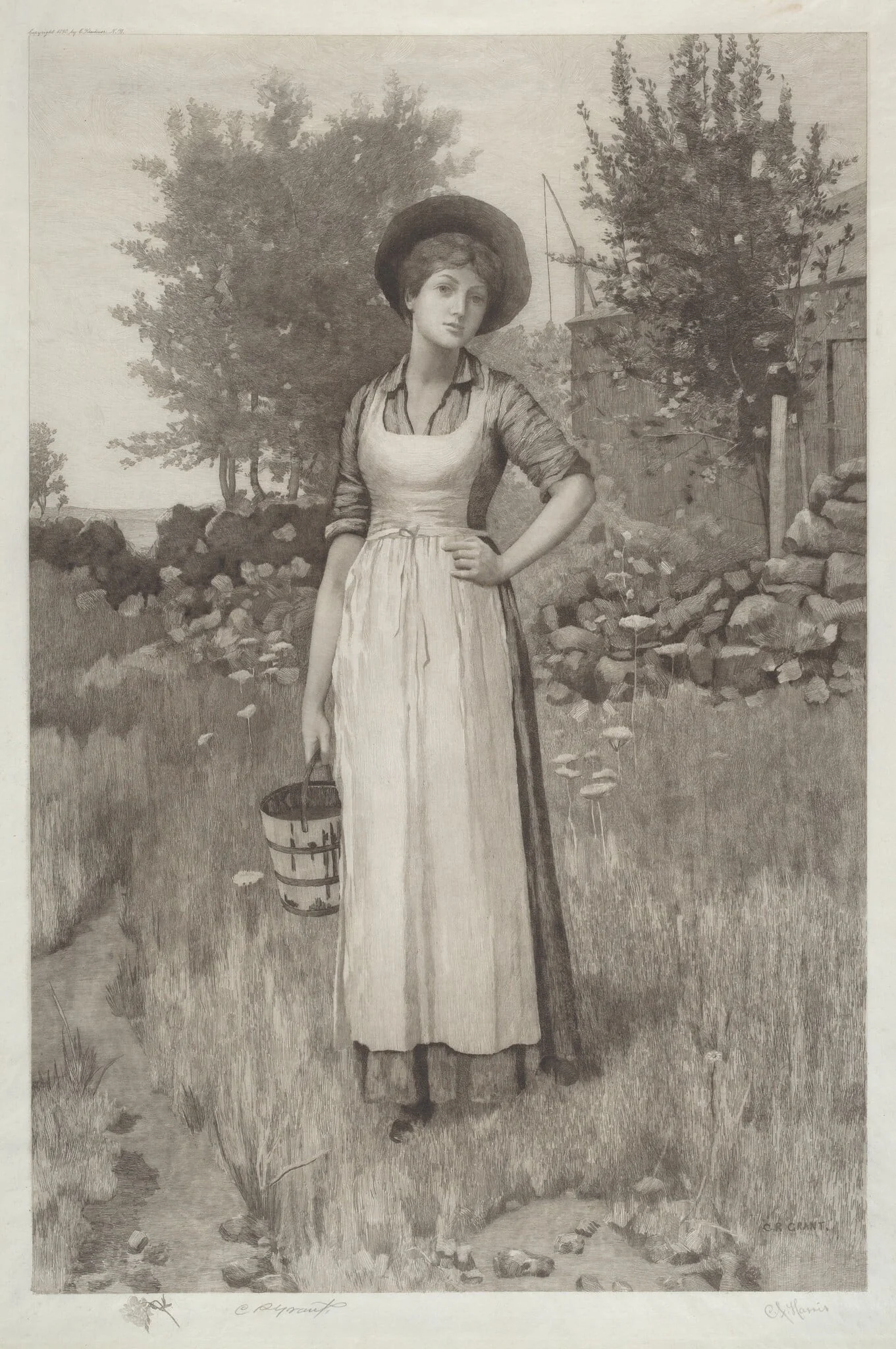 Untitled (Farmer's Daughter), detail