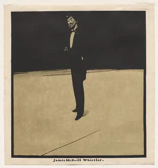 Twelve Portraits: James McNeil Whistler, by William Nicholson, 1899