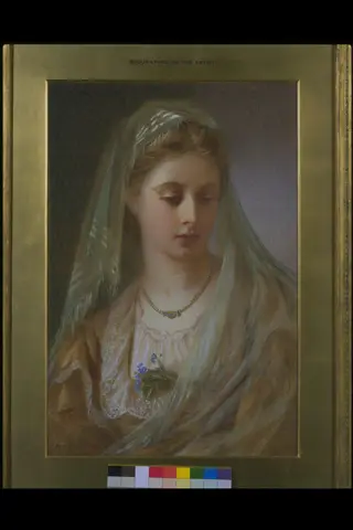 In Doubt, by Emily Farmer, watercolor, 1850