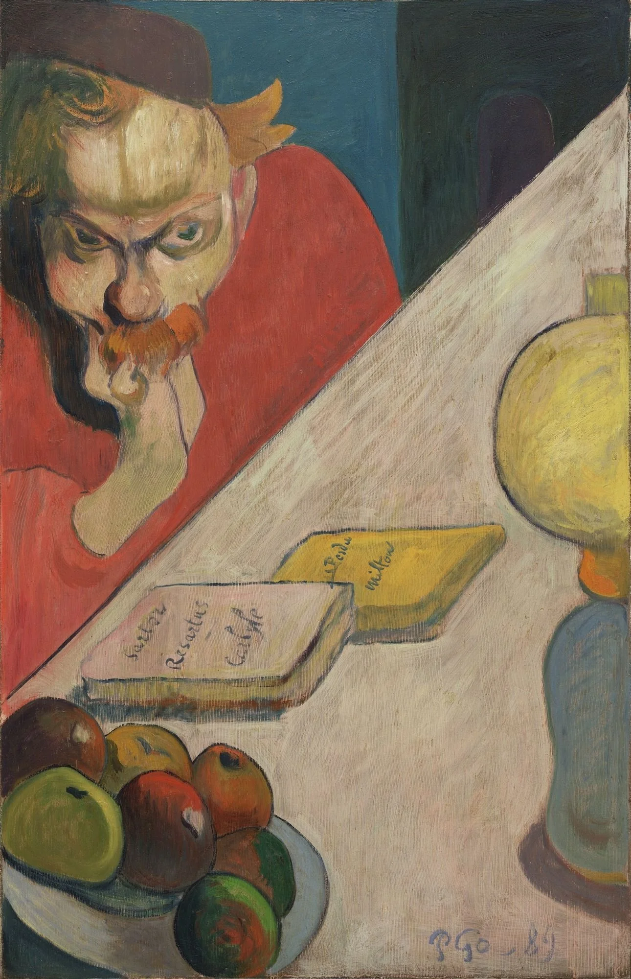 Portrait of Jacob Meyer de Haan, detail