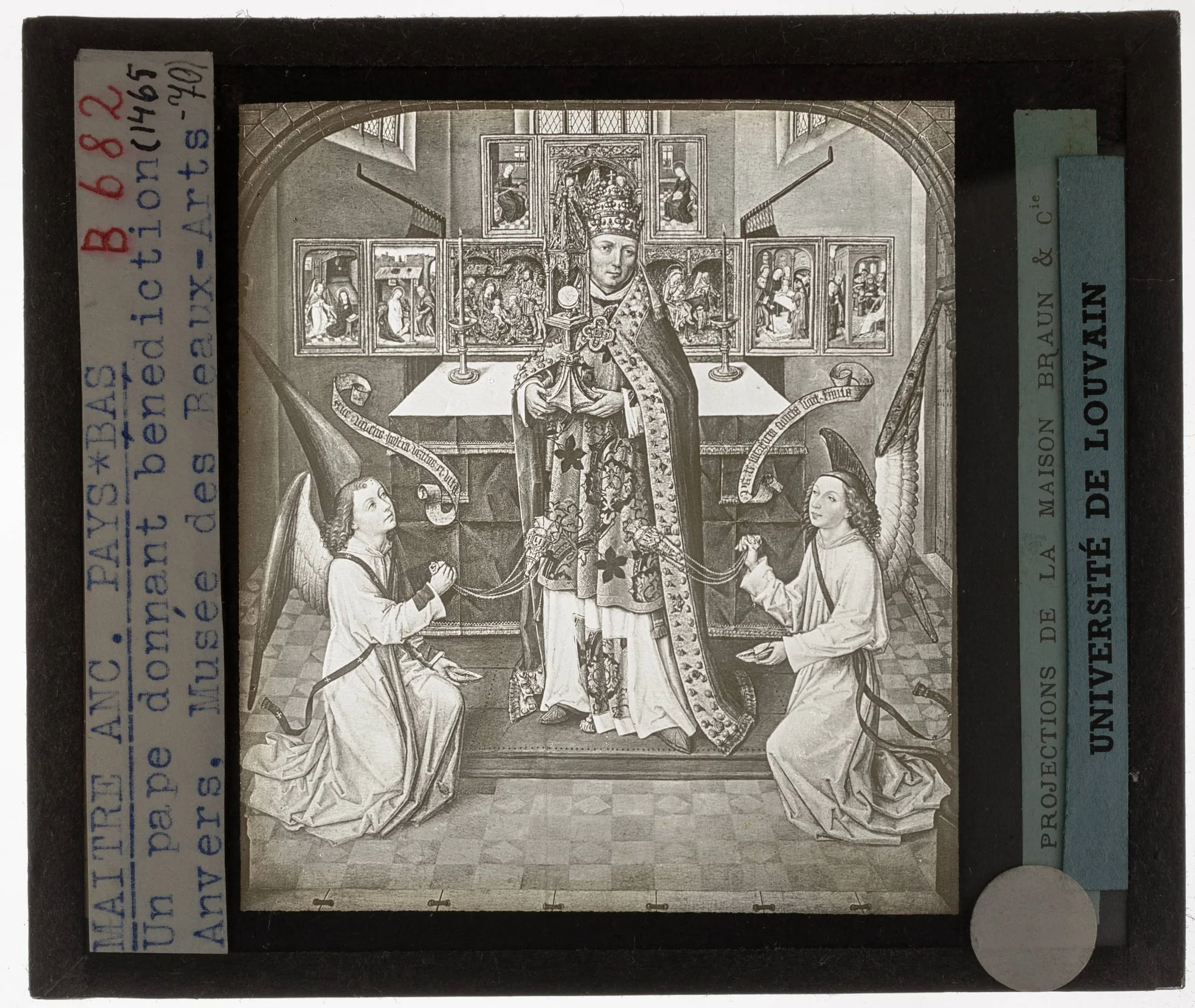 Anoniem. Aanbidding van het Sacrament, detail