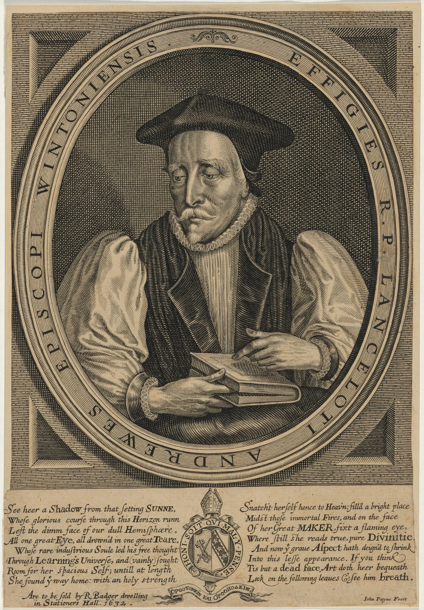 Lancelot Andrewes, Bishop of Winchester, detail