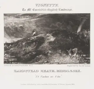HAMPSTEAD HEATH, MIDDLESEX, by John Constable, 1831