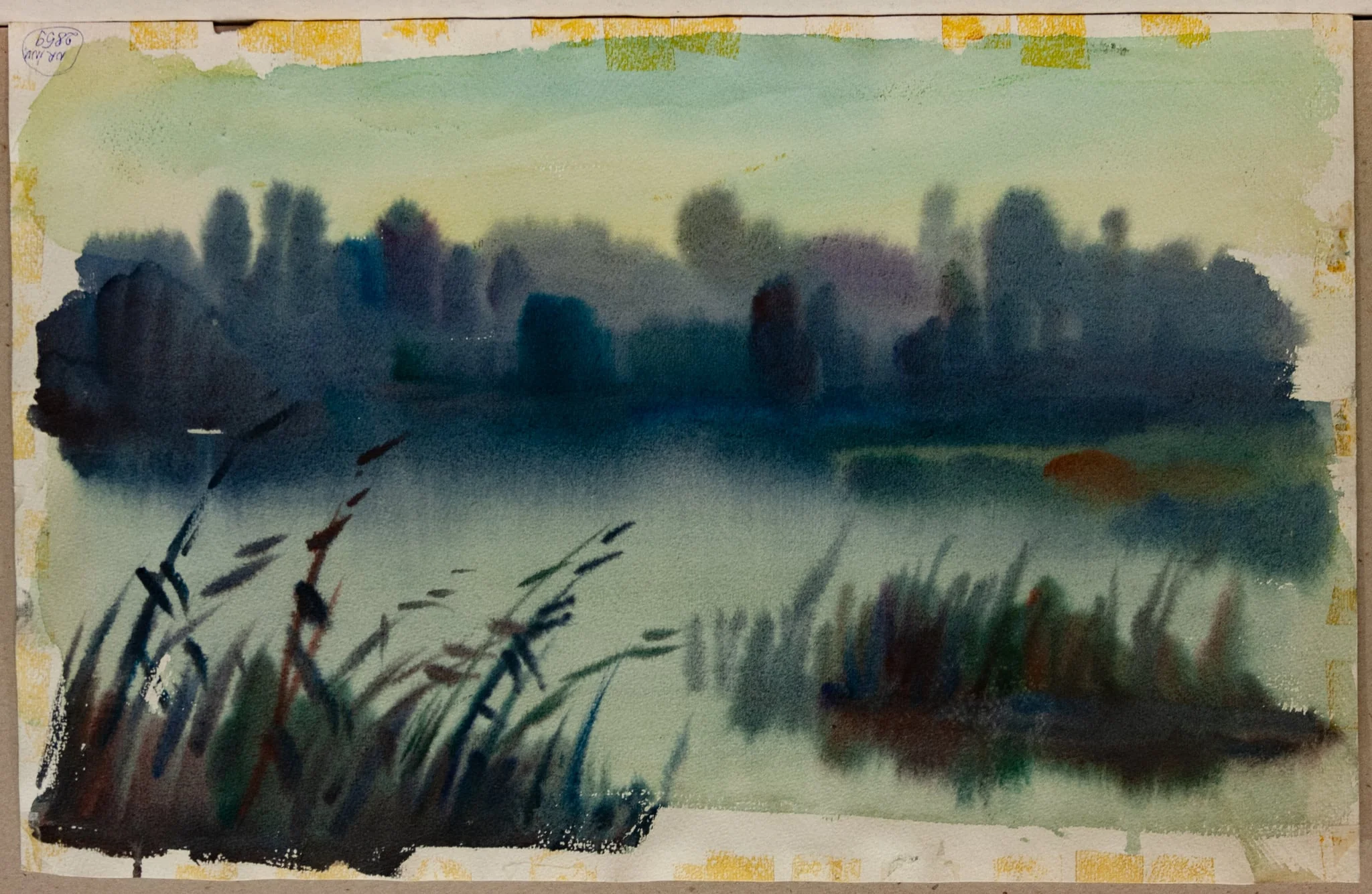 Canal Sulina (verso), detail