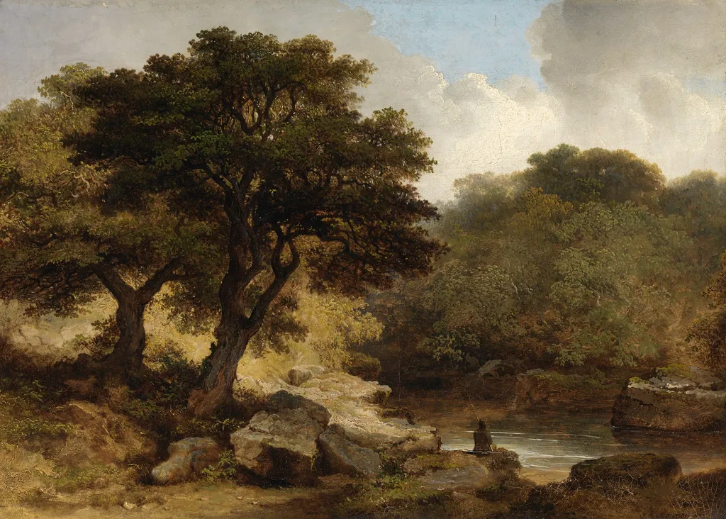 A View of the Glen of the Dargle, by James Arthur O'Connor, oil, 1834