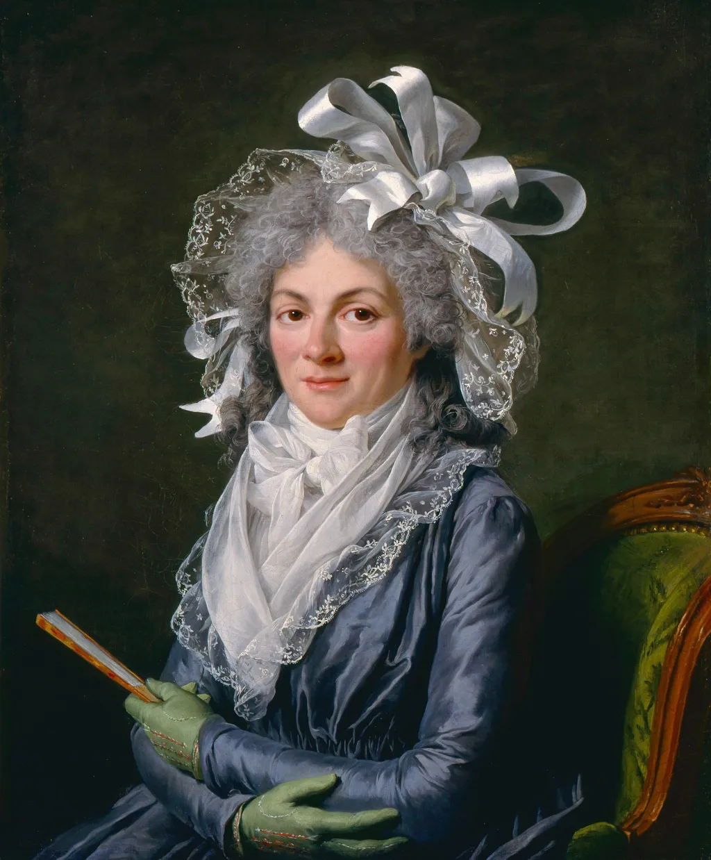 Portrait of Madame de Genlis, by Adélaïde Labille-Guiard, oil, 1796