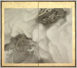 Tiger and Dragon: Dragon, by Maruyama Ōkyo, unspecified, 1791