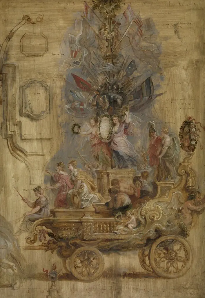 Triumphal Chariot of Kallo, by Peter Paul Rubens, oil, 1638