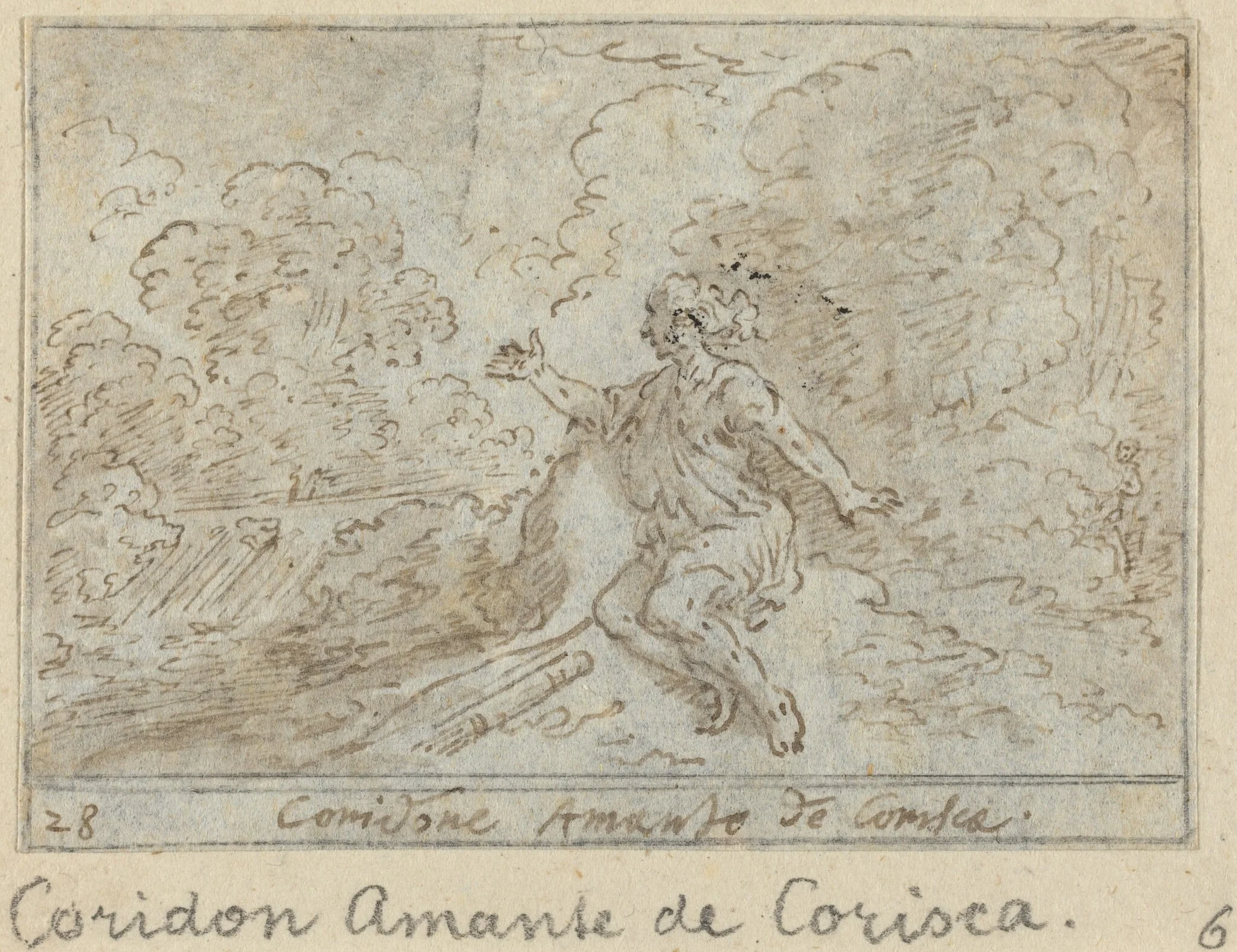 Coridone, Lover of Corisca, detail