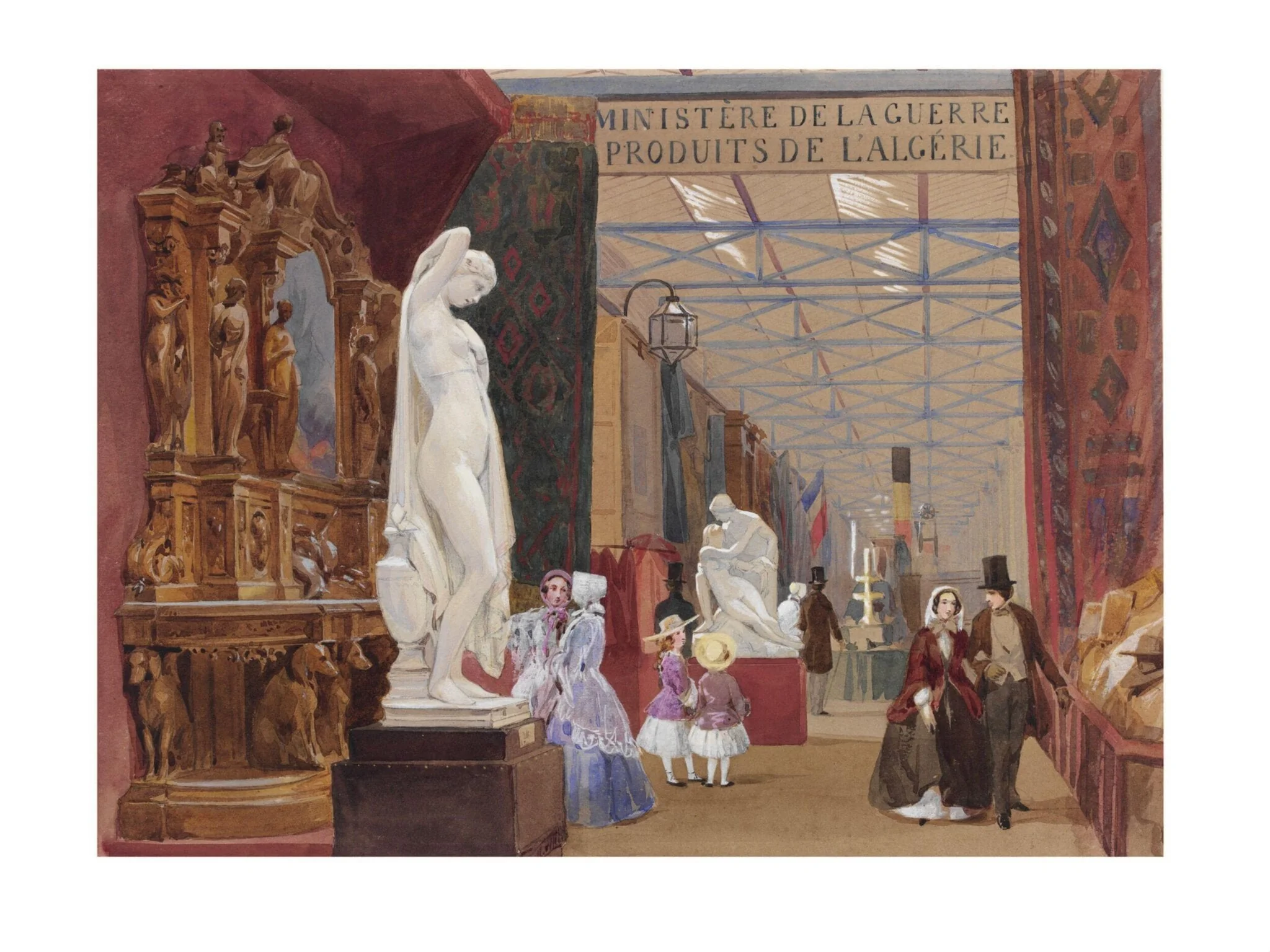 Part of the French Court, No. 2, detail