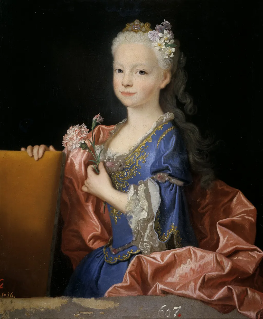 Maria Ana Victoria of Bourbon (Future Queen of Portugal) as a Child, by Jean Ranc, oil, 1725