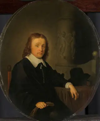 Johan Wittert van der Aa (1604-70), by Gerrit Dou, oil, 1646