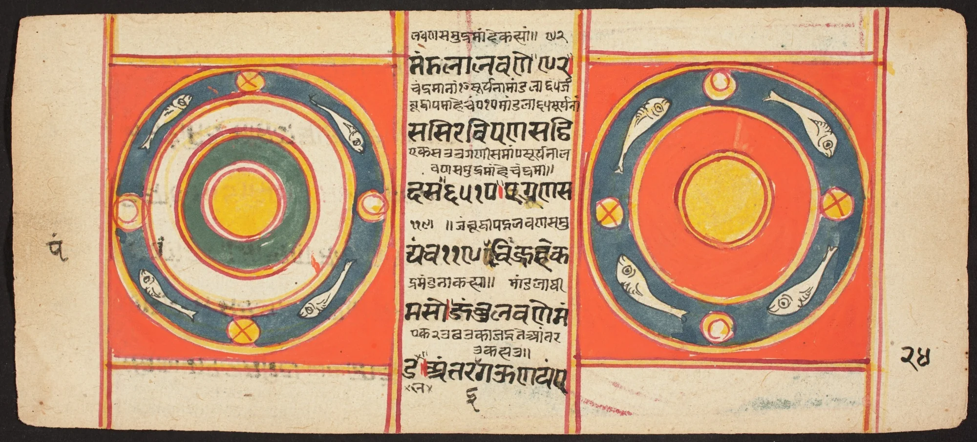 Tantric Manuscript "Sangrahani Sutra", detail