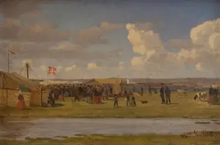 Fur marked, by Hans Smidth, oil, 1890