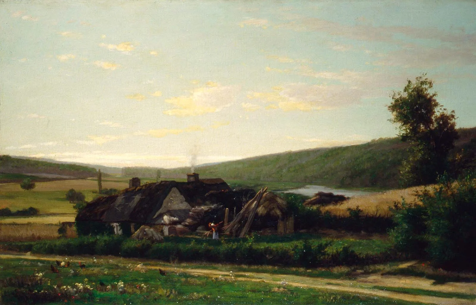 Valley of the Rambouillet, France, detail