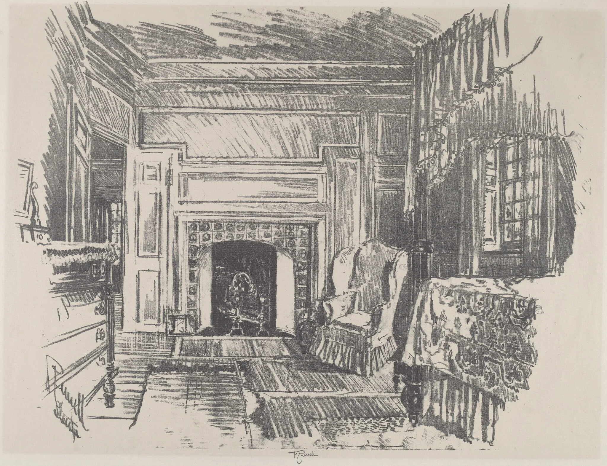 Bed Room, Stenton, detail