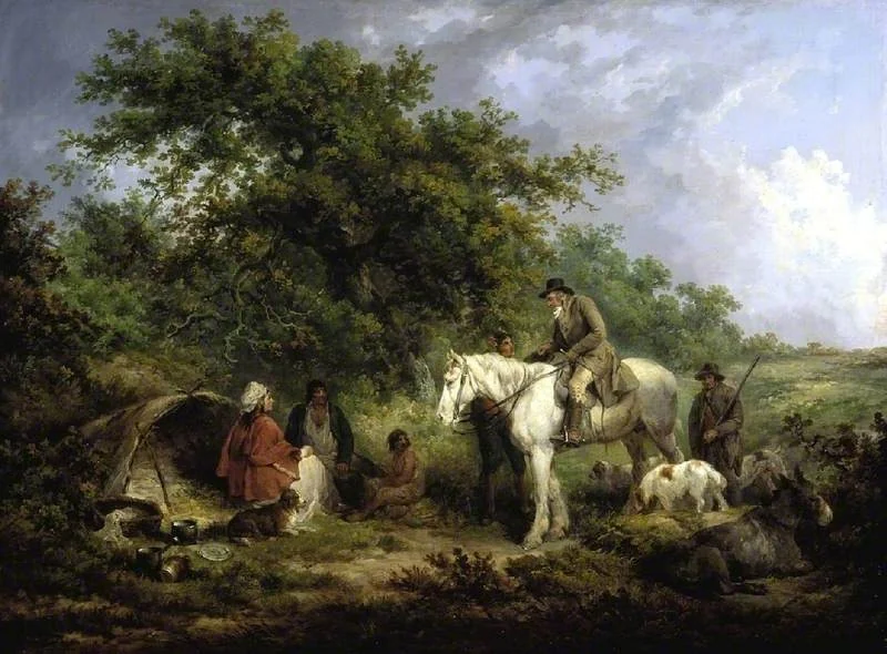 Morning, or the Benevolent Sportsman, detail