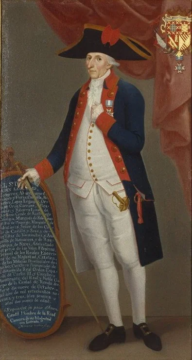 Don Juan Lorenzo Gutiérrez Altamirano de Velasco y Flores, detail