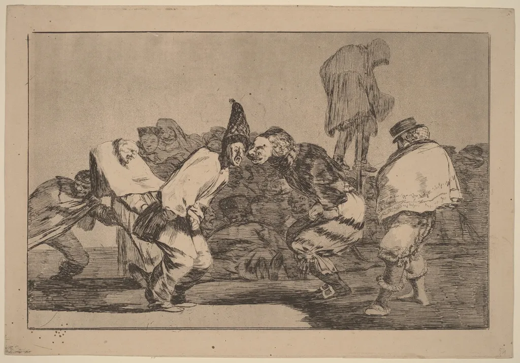 Disparate de Carnabal (Carnival Folly), by Francisco de Goya, ink, 1816