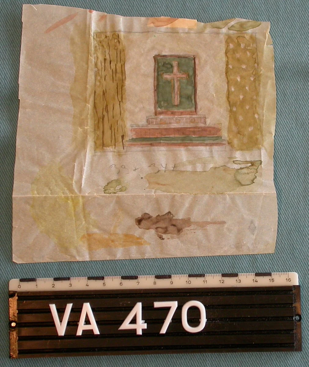 värisuunnitelma, detail