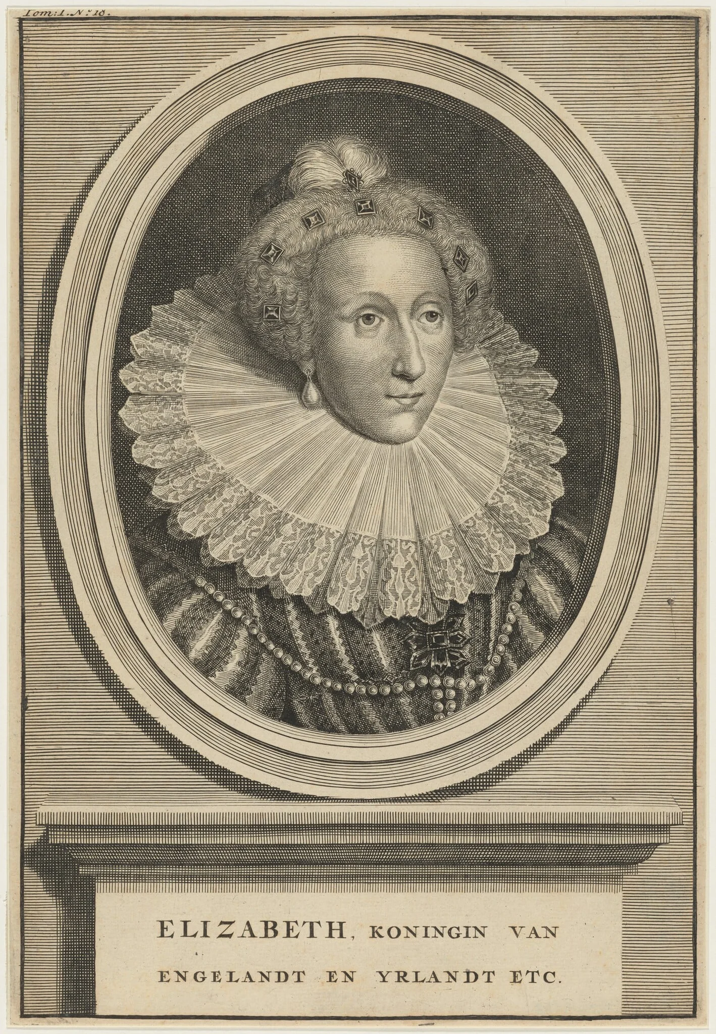 Queen Elizabeth, detail