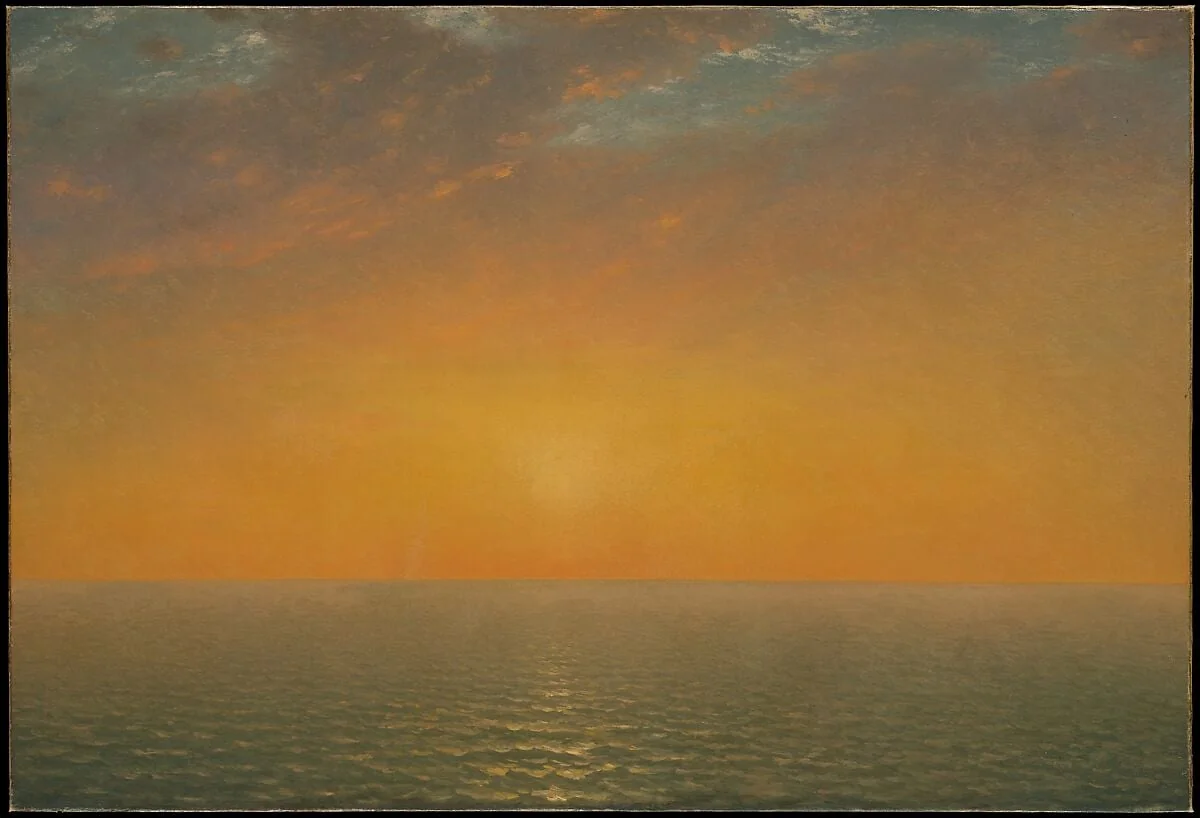 Sunset on the Sea, detail