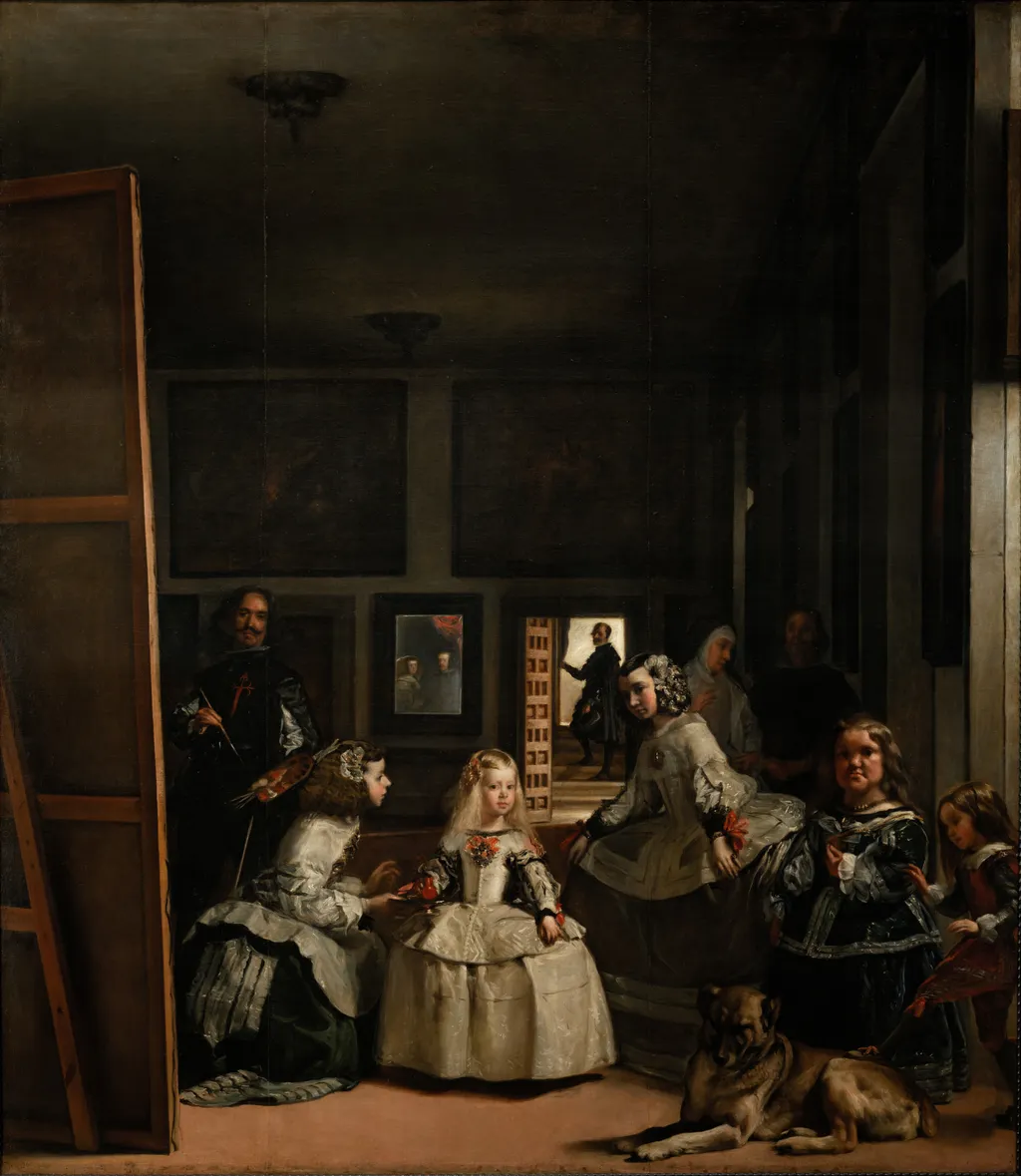 Las Meninas, by Diego Velázquez, oil, 1656