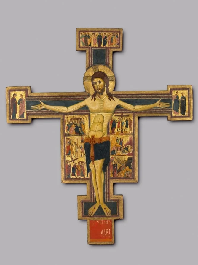 Crucifix with Scenes of the Passion, detail