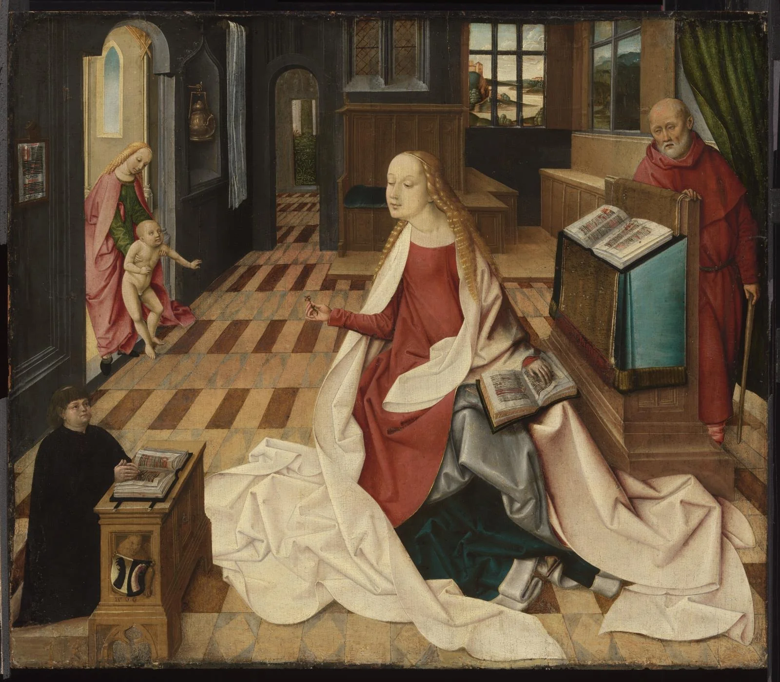 The Education of the Infant Christ, detail
