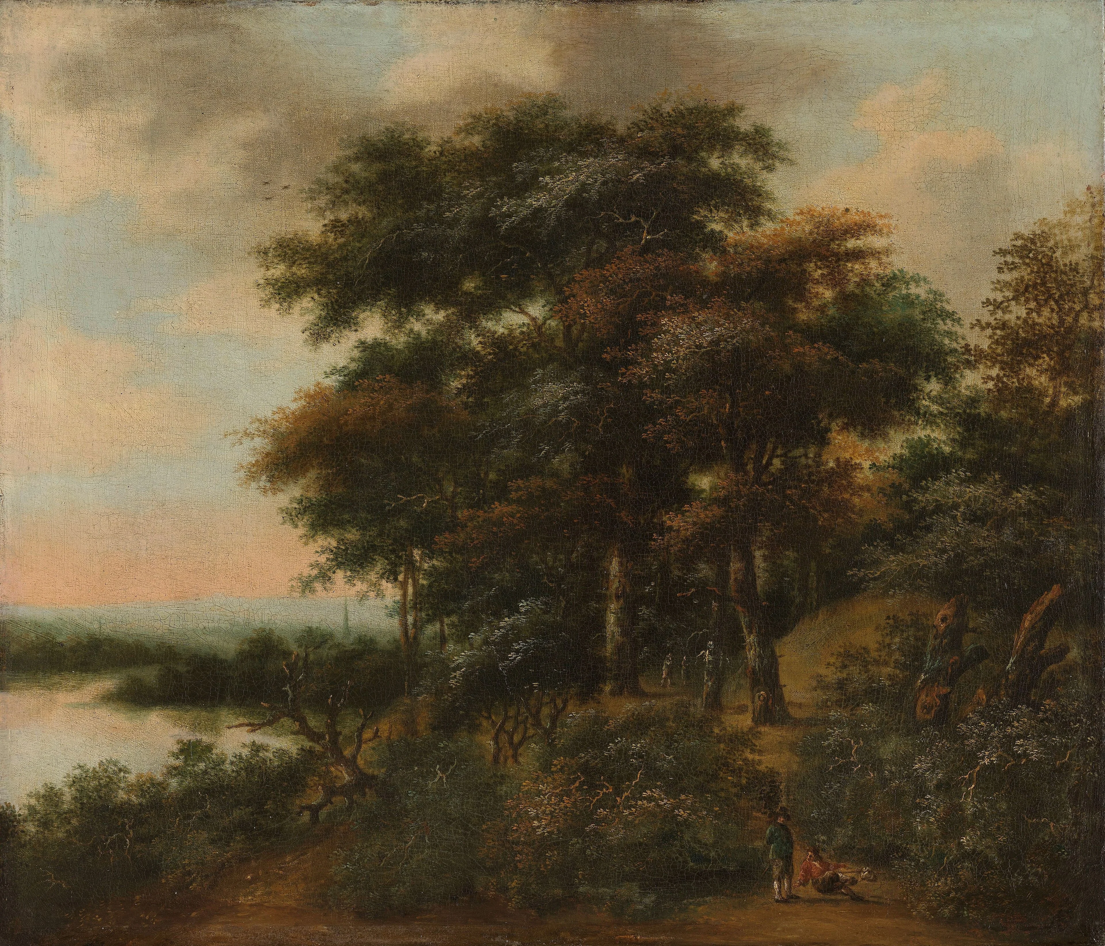 Wooded landscape, detail