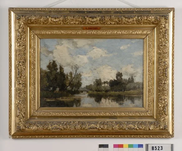 Summer Landscape on the Vecht, detail