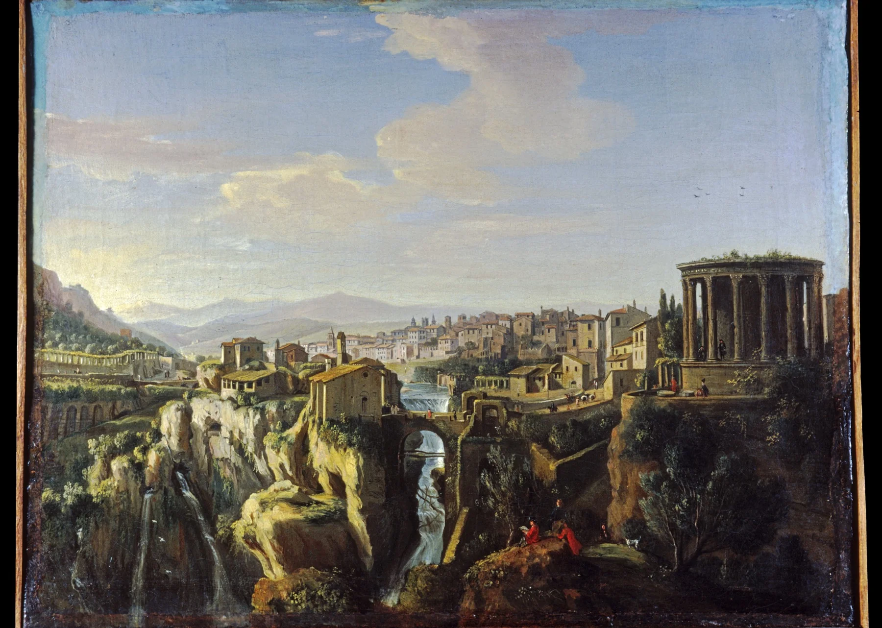 View of Tivoli, detail