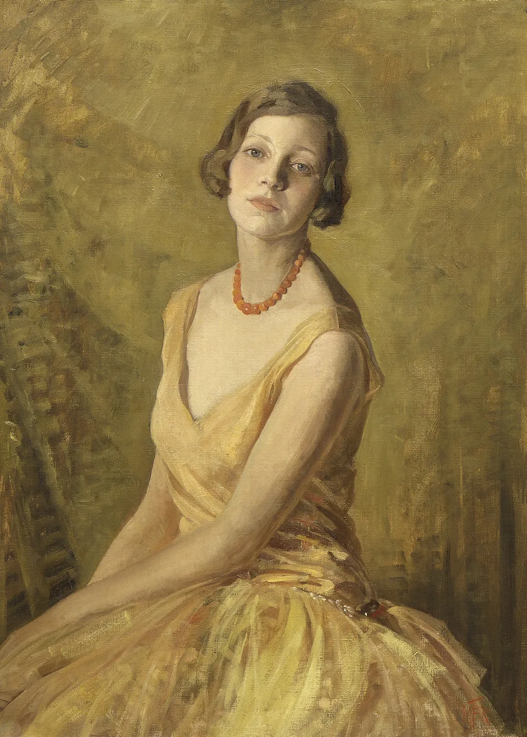 Youth, by Mary Elizabeth Tripe, oil, 1914