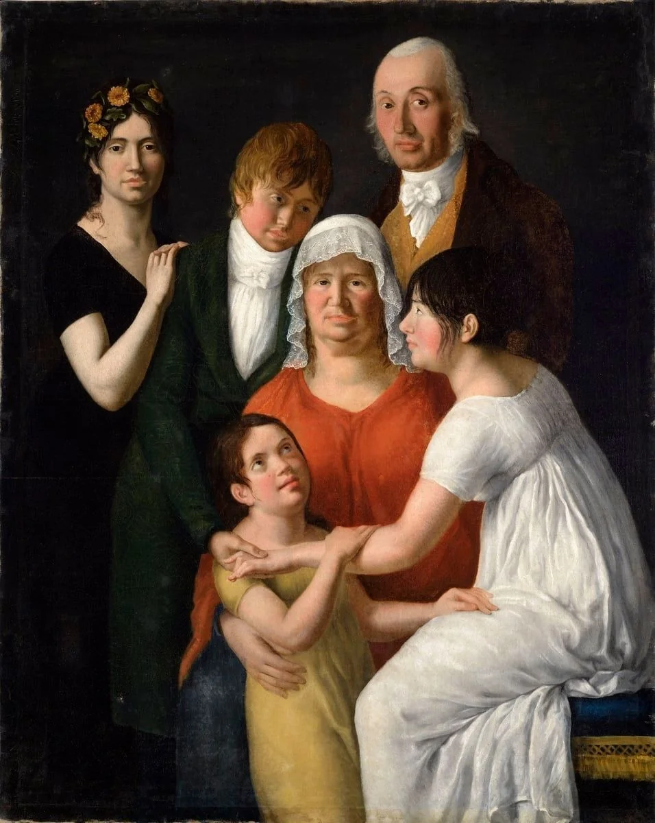 The Messageot Charve Family, detail