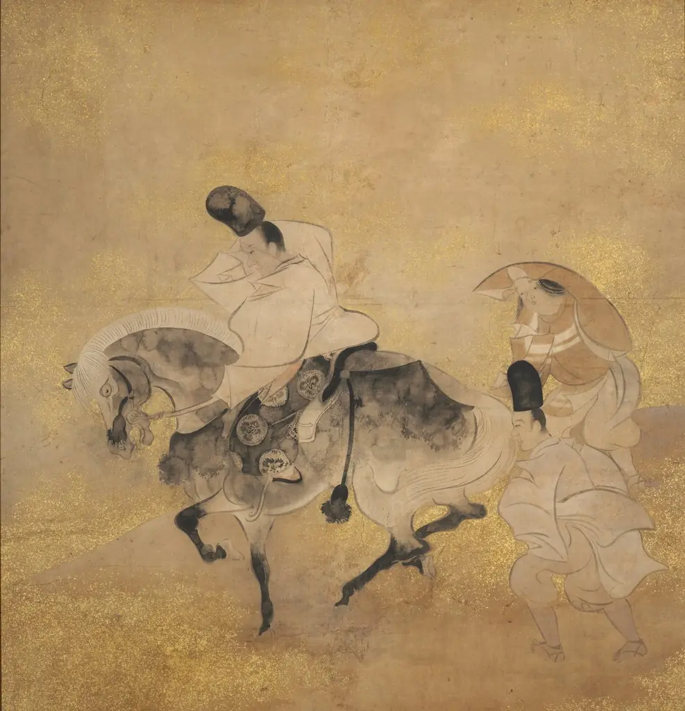 Crossing at Sano, by Tawaraya Sōtatsu, unspecified, 1620