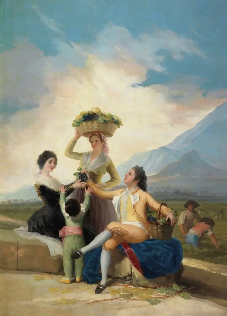 The Grape Harvest, by Francisco Goya, oil, 1794