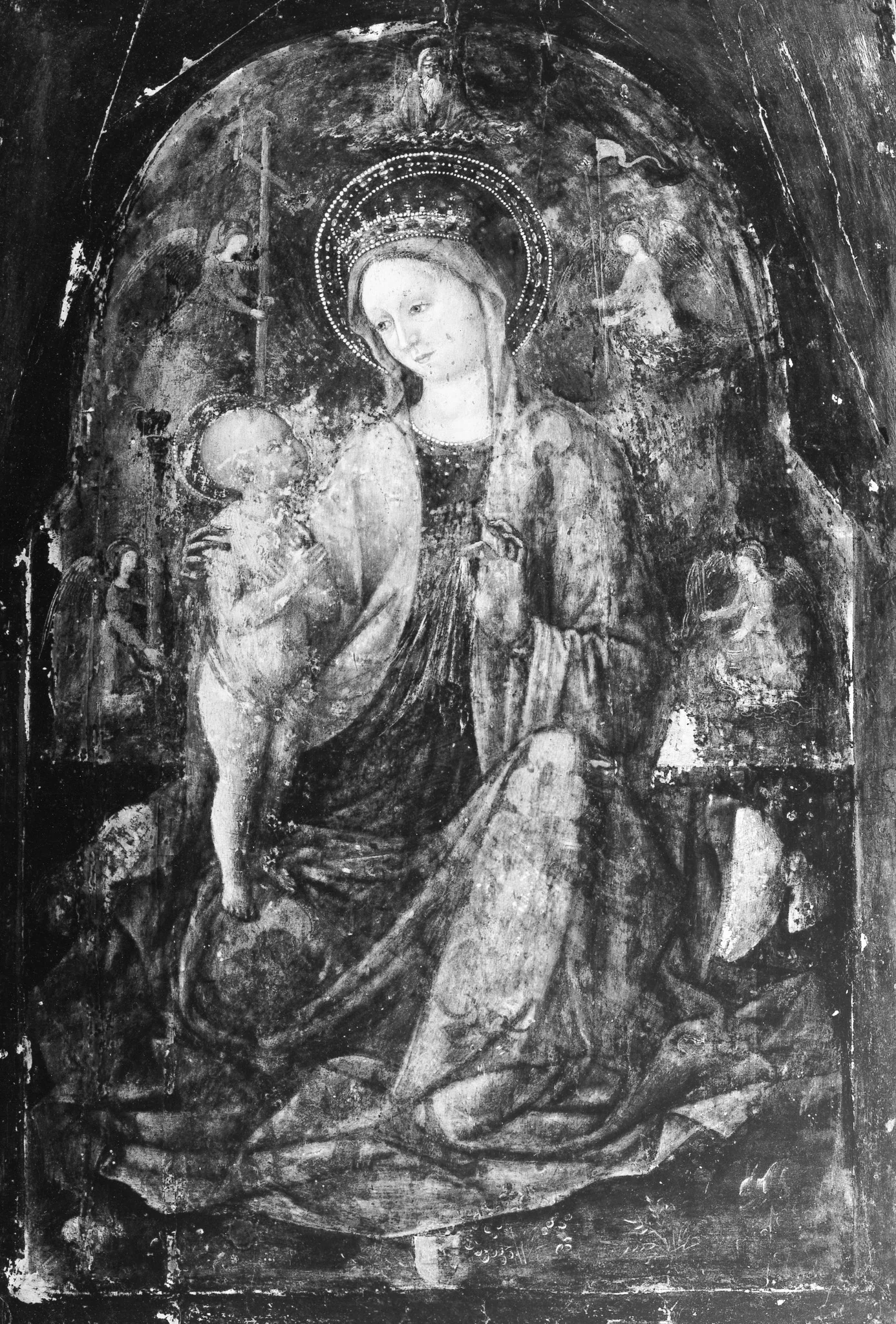 Madonna and Child, detail
