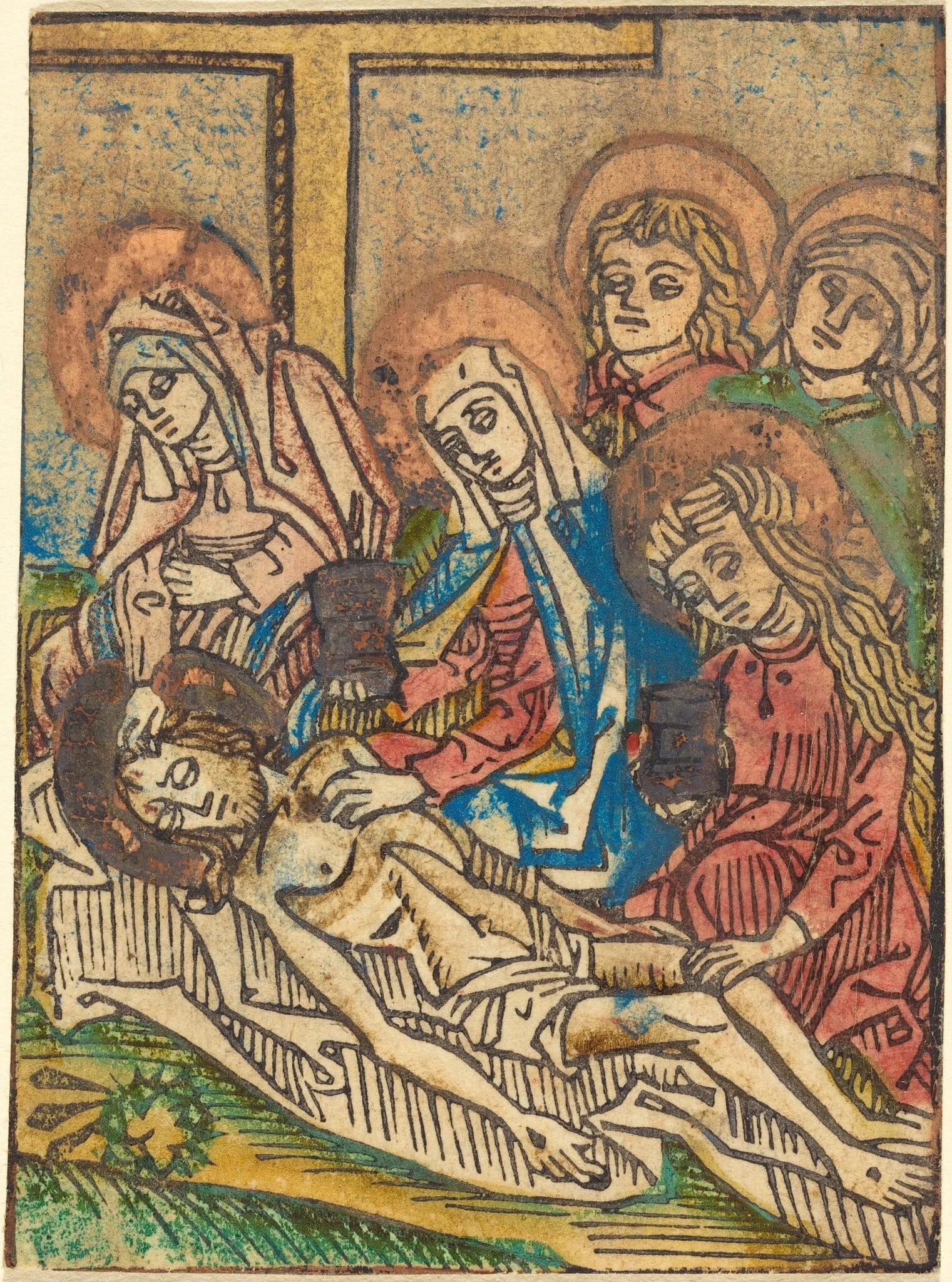 The Embalming of Christ, detail