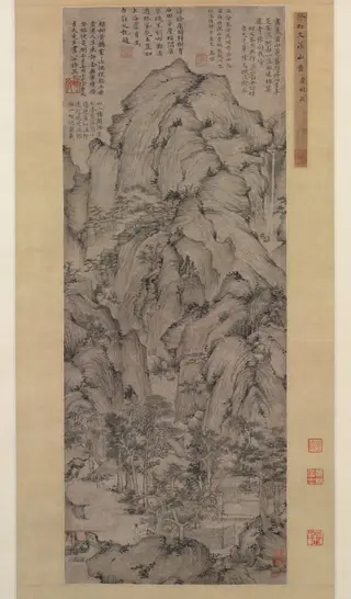 Streams and Mountains, by Xu Ben, unspecified, 1372