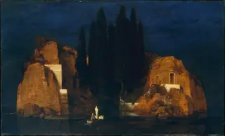Isle of the Dead, by Arnold Böcklin, oil, 1880