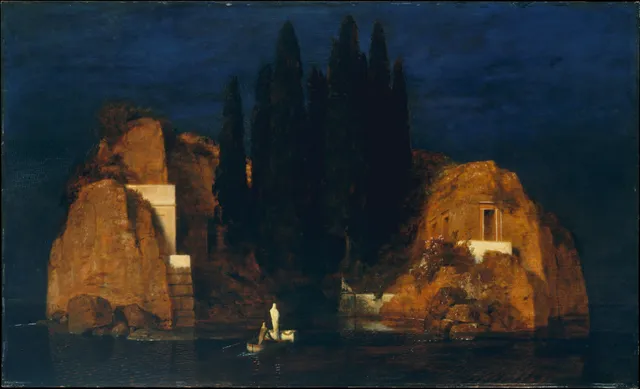 Isle of the Dead, the threshold composition Böcklin would repeat in at least five autograph versions.