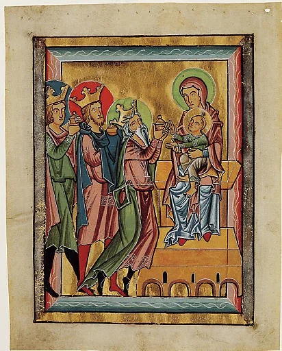 Adoration of the Magi, detail