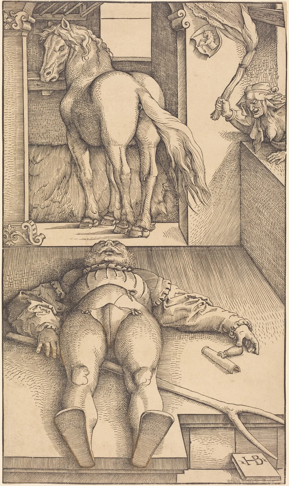 The Bewitched Groom, detail