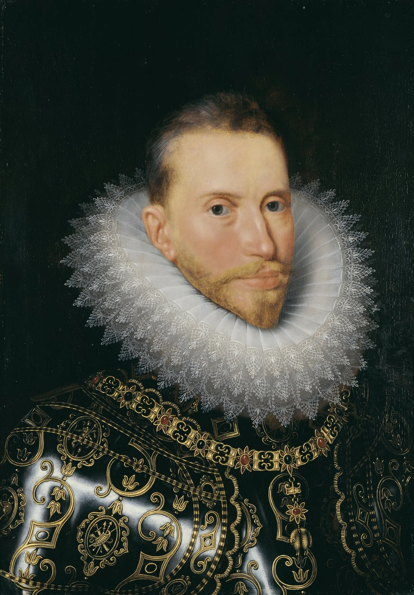 Portrait of the Archduke Albert, detail