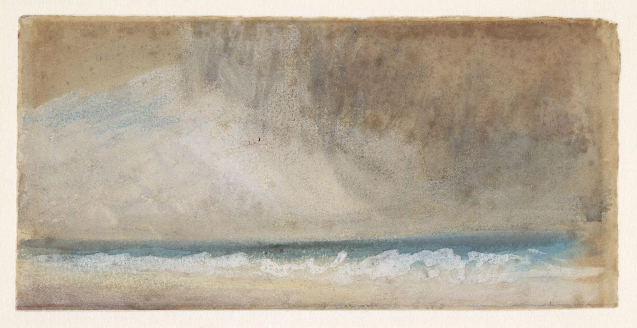 Study of Sea : Stormy Sky, detail