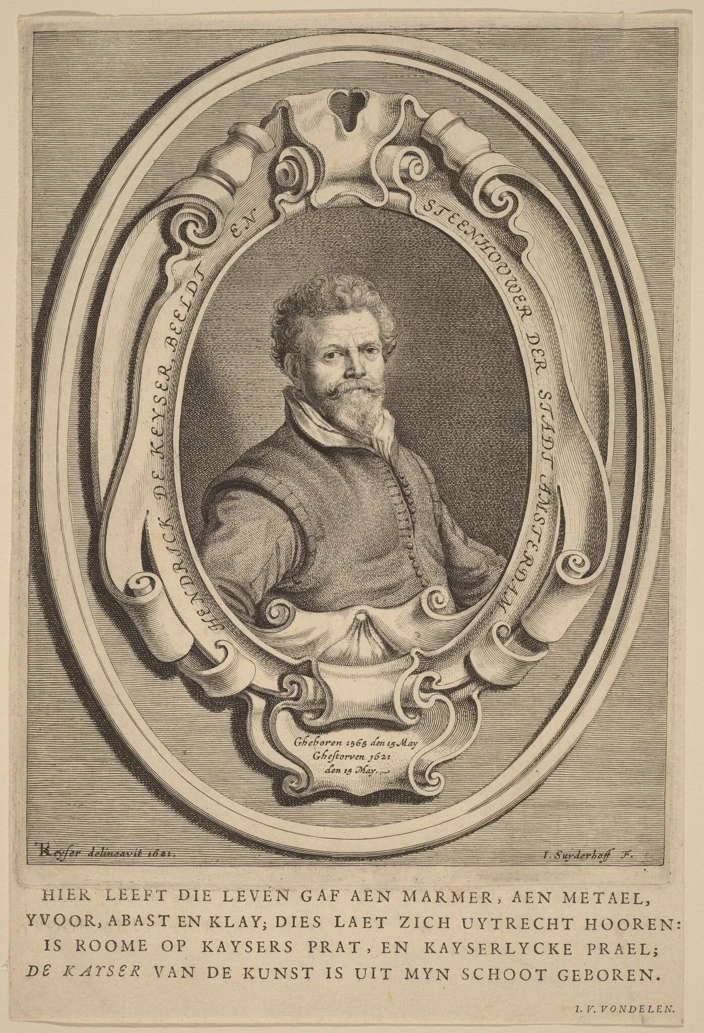 Hendrick de Keyser, detail