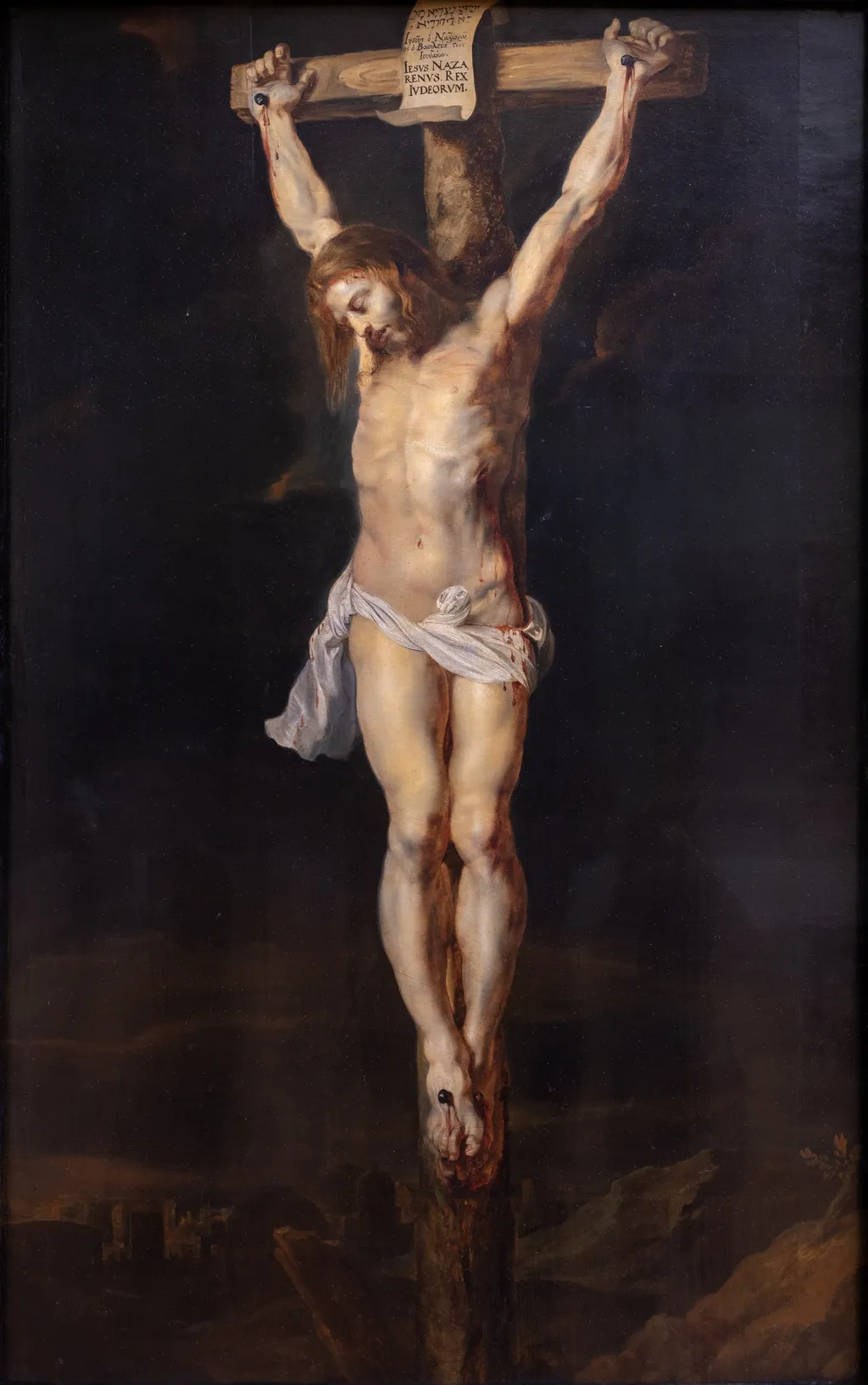 Christ on the cross, by Peter Paul Rubens, oil, 1615