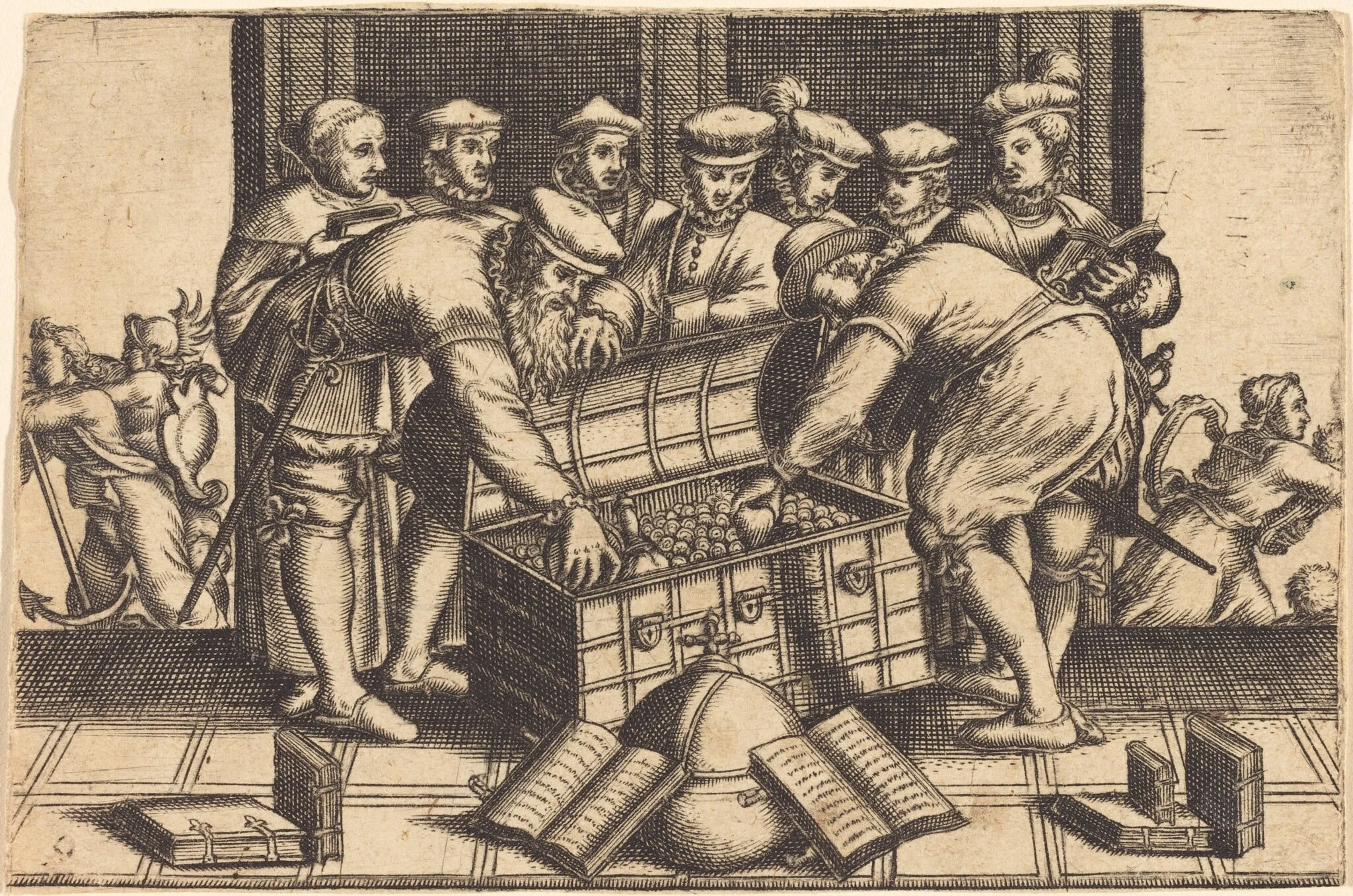Exempel und Lehr Jetziger Welt Lauf, detail